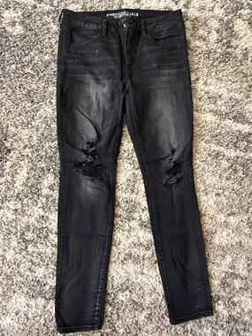 American Eagle Outfitters Black Super Stretch Jeans